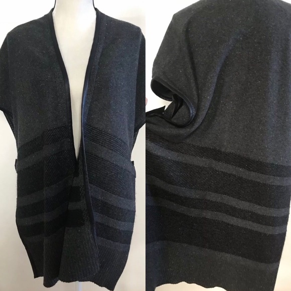 Banana Republic Tops - •Banana Republic• Striped Wool Vest / Shawl